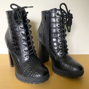 Aldo 'Marille' Womens High Heel Ankle Boot - Black - Size 5